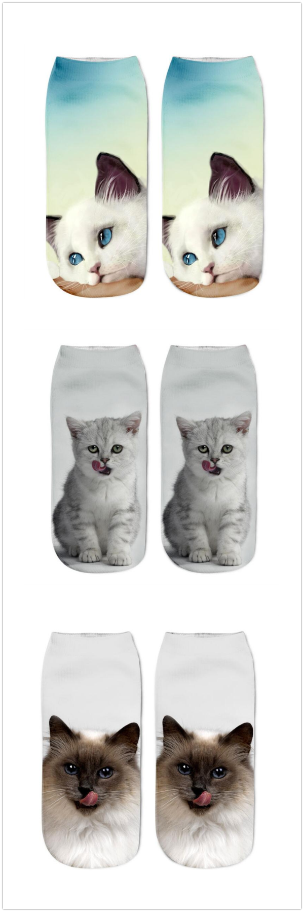 Various Cat Socks