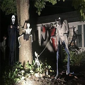 Mr Bone'S Scream Scarecrow