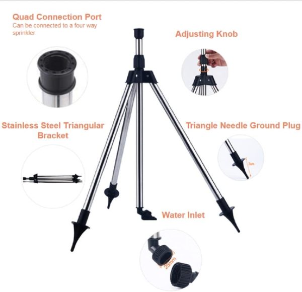 Aquajet360 Rotating Tripod Sprinkler