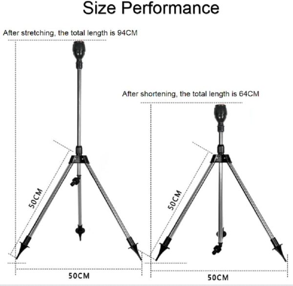 Aquajet360 Rotating Tripod Sprinkler