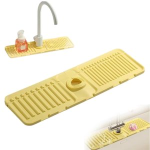 Splashguard Faucet Mat For Kitchen Sink