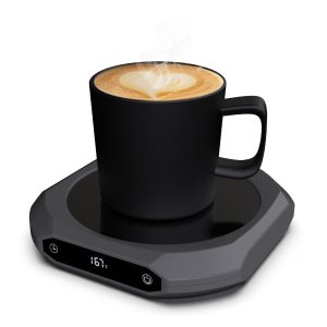 Mug Warmer For Desk - 36W Smart Coffee Cup Warmer With Timer, Auto Shut , 3 Heat Settings, Keep Your Coffee Warm For Office Hours,Perfect Coffee Gifts (Black)