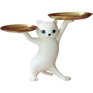 Egyptian Cat Storage Figurine