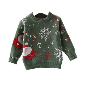 Christmas Children Snowflake Sweater