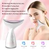 Ems Microcurrent Neck Face Beauty Device With 3 Colors Led Photon Therapy Skin Tighten Face Lifting Devices