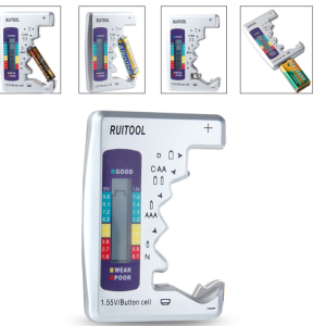 Universal Digital Battery Tester Lcd Aa Aaa 9V