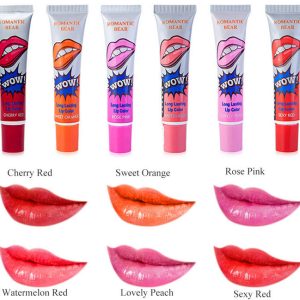 Amazing 6 Colors Waterproof Long Lasting Peel Liquid Lipstick