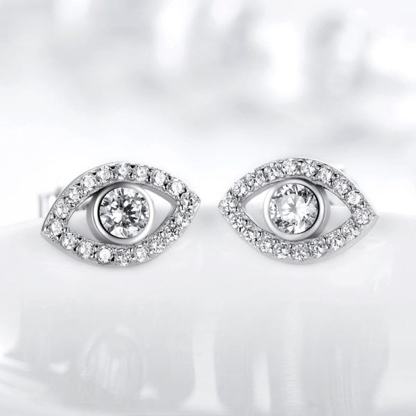 Full Diamond Temperament Wind Earrings