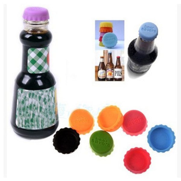 Candy Colored Silicone Bottle Cap