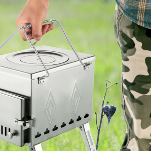 Small Outdoor Freestanding Portable Wood Burning Stove