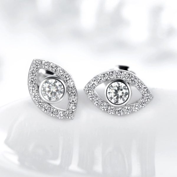 Full Diamond Temperament Wind Earrings