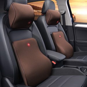 Car Headrest Neck Protector Backrest Car Seat Pillow Lumbar Pillow Memory Foam