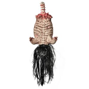 31X16X7In Limbless Hanging Corpse Girl Torso Halloween Prop