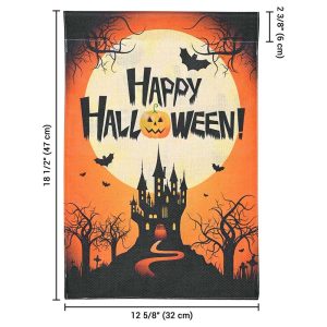 Halloween Flag Garden Yard Decorative Flag 12X18