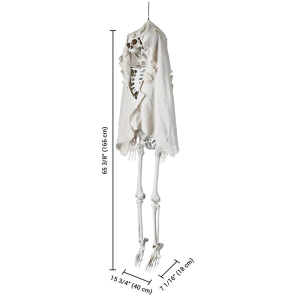 5.4ft Halloween Decoration Twin Conjoined Skeleton Two Headed