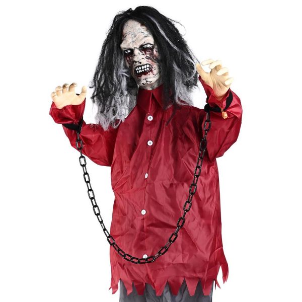 5Ft Animated Halloween Zombie Sound & Touch Activated