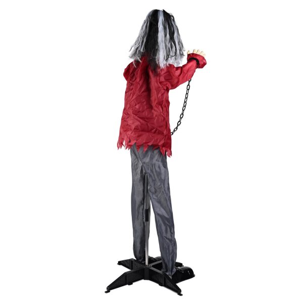 5Ft Animated Halloween Zombie Sound & Touch Activated