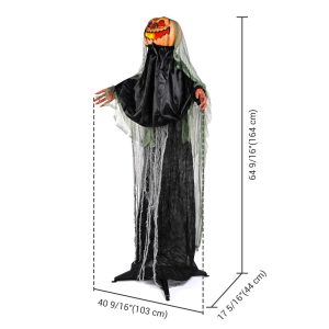 5.4ft Jack-o-lanterns Animated Halloween Decorations