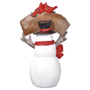 Christmas Figurine With Led Lights (Santa Snowman Optional)