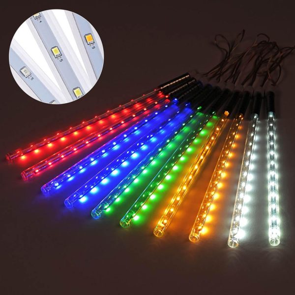 Meteor Shower Lights Raindrop Lights Rgb 12 10-Tube