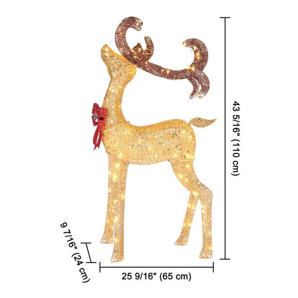 Lighted Reindeer Outdoor Decor(Buck, Fawn, Doe Option)