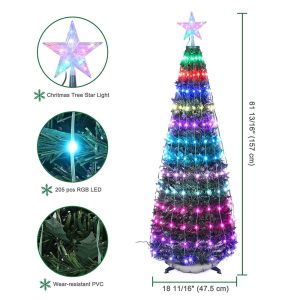 Artificial Christmas Tree Multi-Color Changing App Control