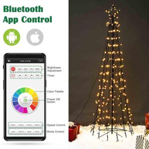 Multicolor Light Show Christmas Tree App Control