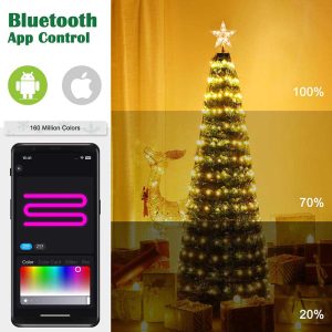 Artificial Christmas Tree Multi-Color Changing App Control