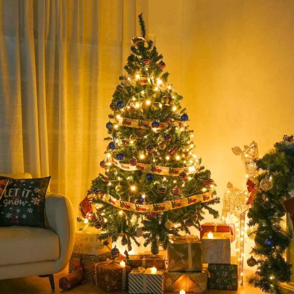 6 Ft Realistic Christmas Tree Home Decoration