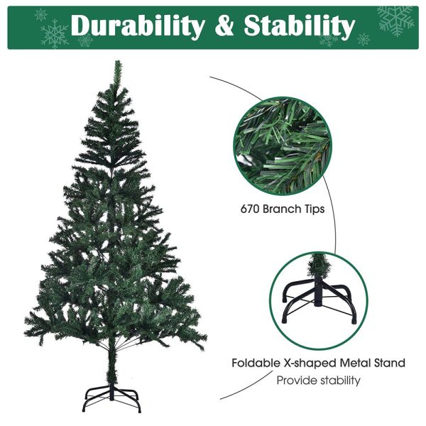 6 Ft Realistic Christmas Tree Home Decoration