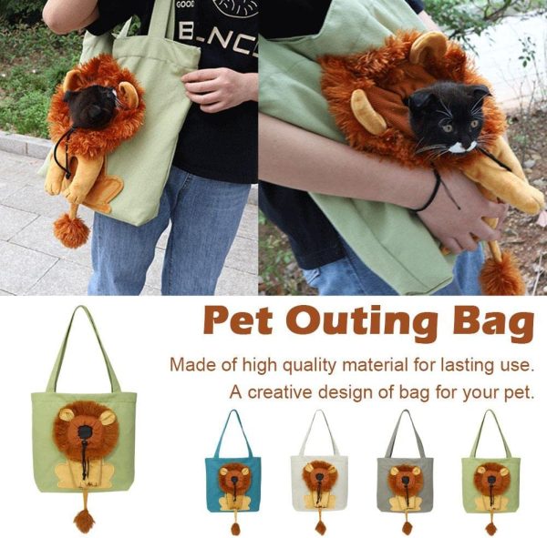 Lion Shape Cat Carrier