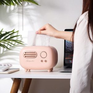 Retro Radio Tissue Box