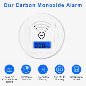 Carbonsafe Carbon Monoxide Detector With Digital Display