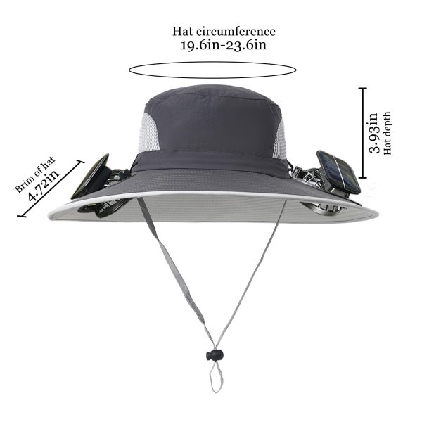 Uvguard Solar Powered Fan Hat