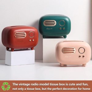 Retro Radio Tissue Box