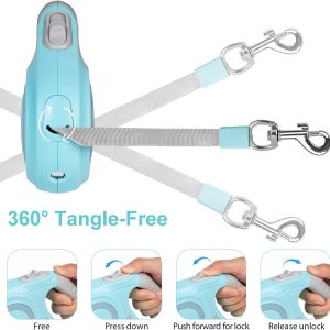 Retractable Dog Leash With Light