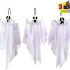 Joyin 3 Pack Halloween Party Decoration 27.5 Hanging Ghosts, Cute Flying Ghost For Front Yard Patio Lawn Garden Party Décor And Holiday Decorations