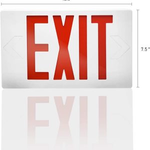 Powerful Led Emergency Safety Exit Lights 2 Pack