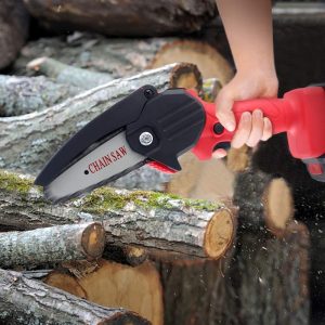 Small Handheld Battery Operated Electric Cordless Chainsaw