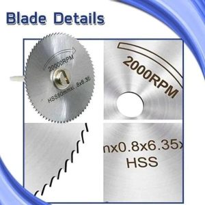 Disc Drill Blades And Mandrel(Blade And Dremal Tool Used Together)