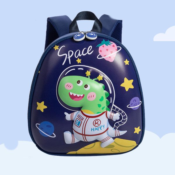 Cartoon Space Dinosaur Small Backpack For Children