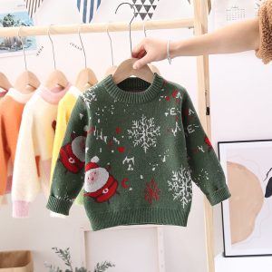 Christmas Children Snowflake Sweater