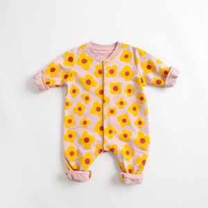 Baby Cartoon Long-Sleeved Romper