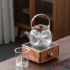 Walnut Automatic Electric Ceramic Stove Tea Maker