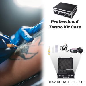 Professional Lockable Tattoo Case For 2 Tattoo Machines