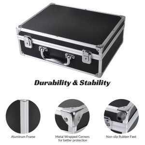 Professional Lockable Tattoo Case For 2 Tattoo Machines