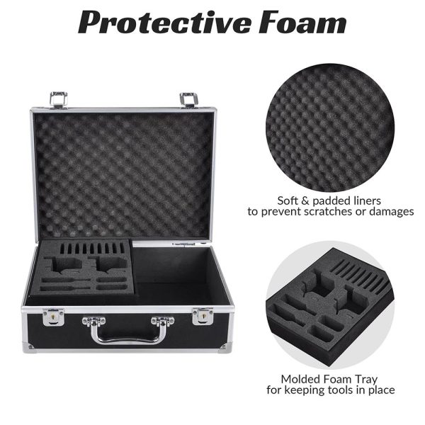 Professional Lockable Tattoo Case For 2 Tattoo Machines