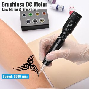 Rotary Tattoo Kit (Battery, 50 Needles, Carry Case)