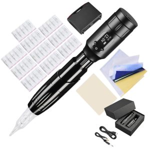 Rotary Tattoo Kit (Battery, 50 Needles, Carry Case)