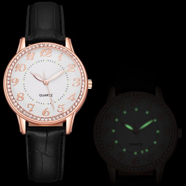 Diamond Luminous Women'S Quartz Watch